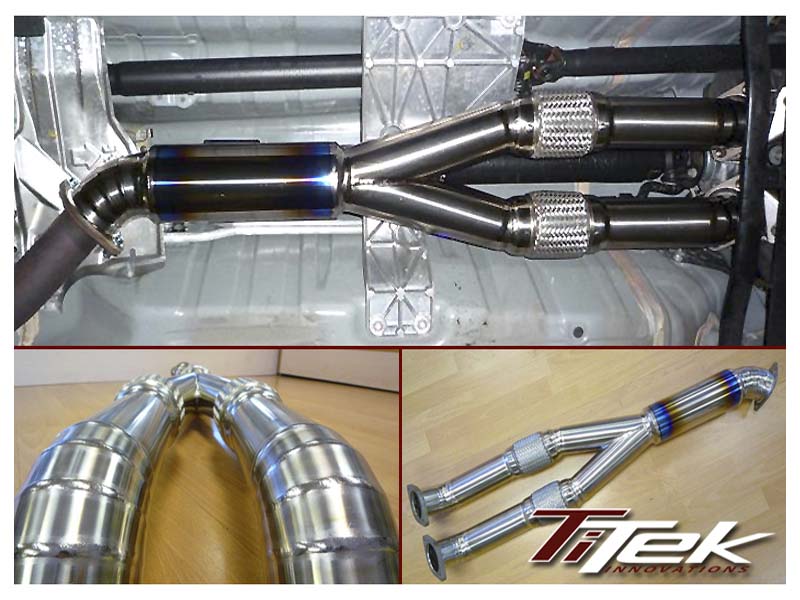 Средняя часть (Y-pipe) TiTek Titanium Resonated Midpipe для Nissan GT-R R35 (09+)