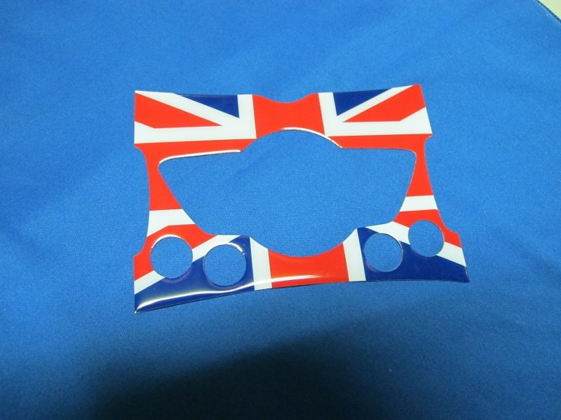 Накладка центральной консоли MINI UK Red Flag (Английский Флаг) 2010+