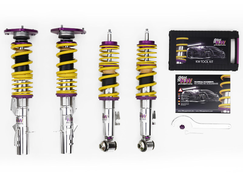 Винтовая подвеска KW Clubsport Coilover 2-Way (Top Mounts) Ford Mustang/GT/Shelby GT/Bullitt (S197) 2005-2014 Coupe/Cabrio 35230845