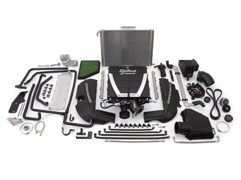 Компрессор Edelbrock E-Force Supercharger (Stage 1 - Street Systems) Low Profile Top для Chevy Camaro SS (L99) AT (2010-2015)