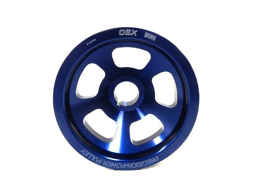 Спортивный шкив коленчатого вала (синий) OBX-R для Infiniti FX35/G35/G37 Sedan / Nissan 350Z/370Z