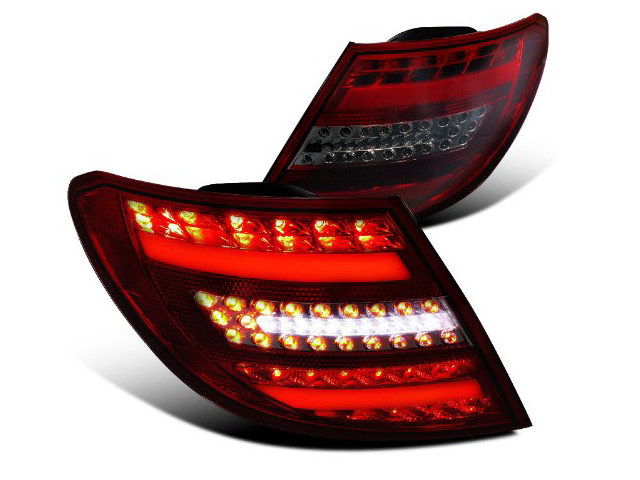 Задние фонари со светодиодами V2 LED (Затемненные красные)
