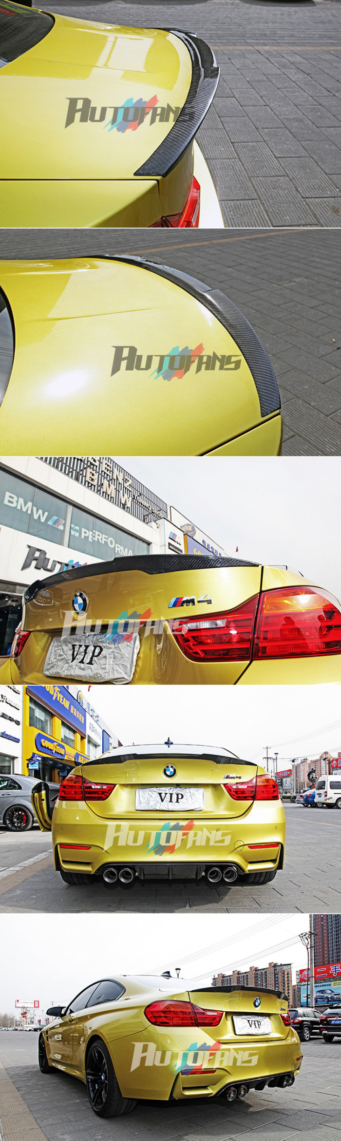 Карбоновый лип-спойлер крышки багажника BMW 4-Series/M4 (F32/F82)