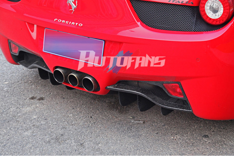 Вставки задних противотуманных фонарей (карбон) Carbon-Fiber-Ferrari-458-italy