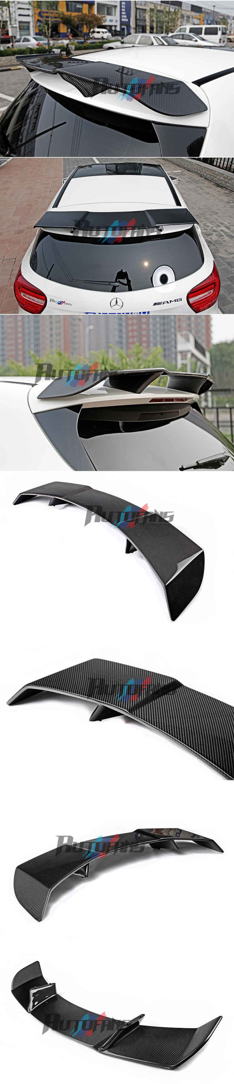 Carbon-Fiber-Roof-Spoiler-For-Mercedes-Benz-W176-A-Class-A250-A180-A45