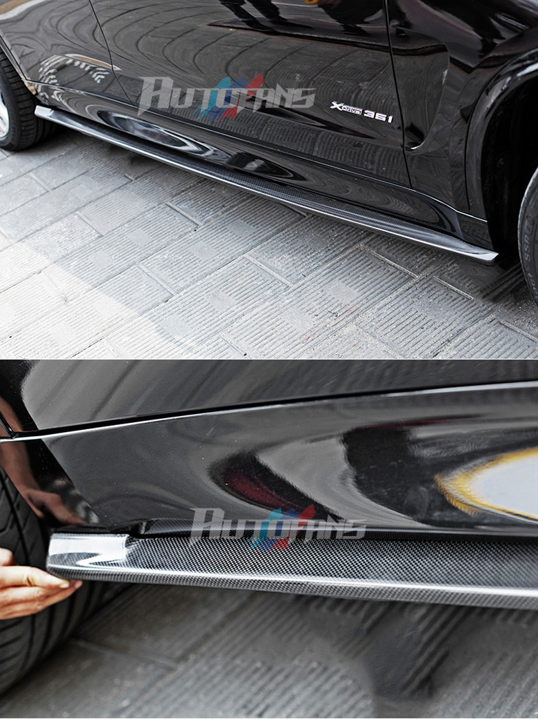 Расширительные накладки боковых порогов AF Type-1 (карбон) M-tech/M-sport Carbon Fiber BMW X5/X5M (F15/F85)