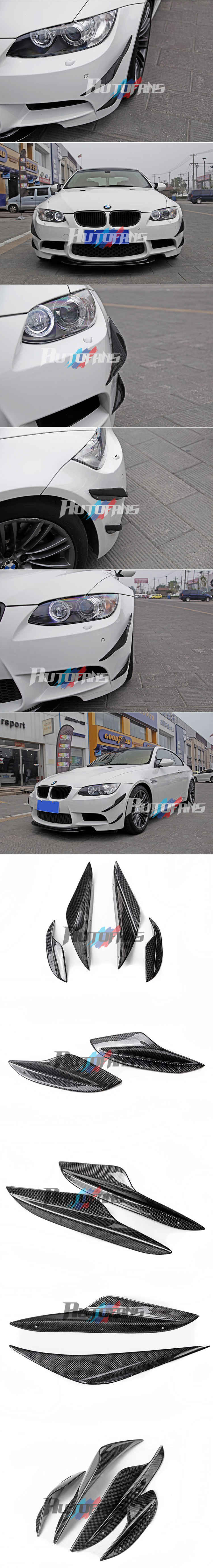 Карбоновые элероны переднего бампера для BMW M3 (E90, E92, E93)
