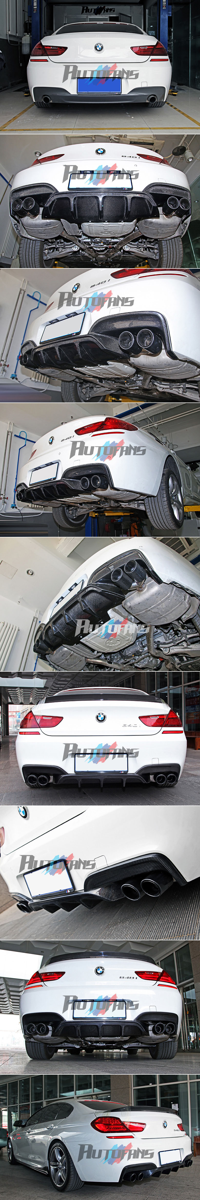 Диффузор заднего бампера Performance V3 (карбон) BMW F12 F13 M6 F06 M6 M-Sport Gran Coup Carbon Fiber