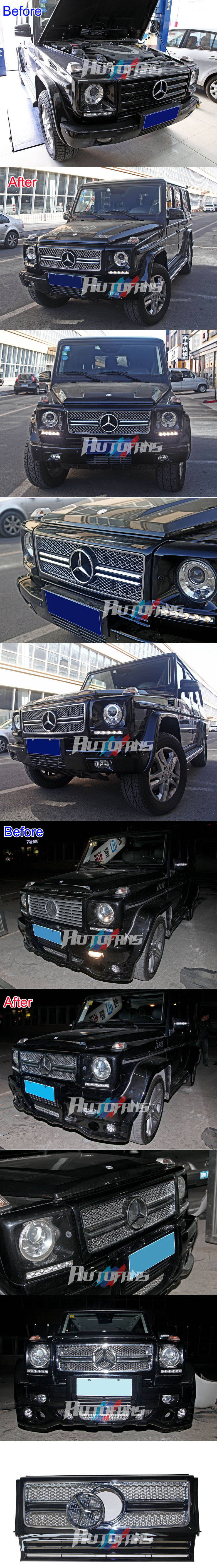 BENZ W463 G63 Style Grille for G500 G550 G55