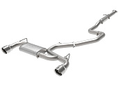 Выхлопная система Takeda Cat-Back (Polished) для Hyundai Veloster N L4-2.0L (G4KH//Theta II) 2018-2020