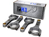 Шатуны K1 Forged 4340 H-Beam (ARP2000) для Honda Fit/Jazz/City (L15A) 1.5L (PIN 18mm)