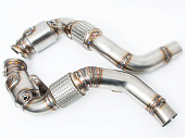 Спортивные даунпайпы (downpipes) Agency Power (катализаторы) для BMW X5M/X6M (F85/F86)