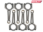 Шатуны Manley Pro Series I-Beam Turbo Tuff (ARP 625+) Nissan (RB25DET/RB26DETT) 2.5L/2.6L (PIN 21mm)