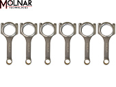 Шатуны Molnar H-Beam (ARP2000) для BMW M3 (E46) S54B32 3.2L L6 (PIN 21mm)