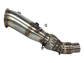 Спортивный даунпайп (downpipe) Evolution Racewerks (без кат) 4-дюйма для BMW (F2x/F3x) L4-2.0L (N20)