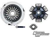 Сцепление Clutch Masters FX400 (Stage 4) корзина High Rev и 6-ти лепестковый демпферный диск Mitsubishi Lancer EVO 7/8/9 (VII/VIII/IX) 05106-HRC6