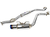 Выхлопная система Invidia N1 Single Titanium Tip (резонатор) Cat-Back для Subaru WRX (2008-2014) / STI (2008-2014) Hatchback