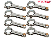Шатуны Manley H-Beam H-Tuff (ARP 2000) Chrysler/Dodge/Jeep (Hemi 345/370/392 Apache) 5.7L/6.1L/6.4L (PIN SB Chevy .866" КВ 2.000") STROKER
