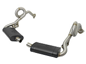 Выхлопная система aFe POWER MACH Force-Xp Cat-Back (без насадок) для Porsche Cayman/ S/Boxster/ S (981) H6-2.7L/ 3.4L