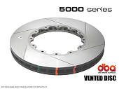 Ротор тормозного диска DBA 4000 Series Slot Rotors (насечки) Ford Mustang GT 4.6L V8 (2005-2010) 316x48.5mm Перед/Левый 52113.1SL