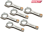 Шатуны Manley H-Beam (ARP 2000) Nissan (VQ35DE) 3.5L DOHC V6 (PIN 22mm)