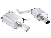 Выхлопная система Megan Racing Axle Back Stainless Single Roll Tip для BMW 5-Series F10 535i