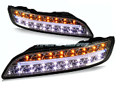 Дневные ходовые огни LED DRL Sequential (Smoke Lens) для Porsche 911 (997) 2005-2009