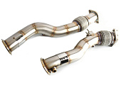 Спортивные даунпайпы (downpipes) Evolution Racewerks (без кат) для BMW X3M/X4M (F97/F98) L6-3.0L (S58)