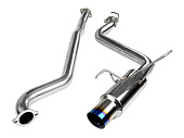 Выхлопная система Invidia N1 Single Titanium Tip (Racing) Cat-Back для Subaru WRX (2008-14) STI (2011-14) Sedan