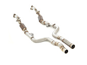 Спортивные даунпайпы (downpipes) ICE Performance (Street) для Mercedes-Benz CLS63/E63/E63 S AMG (c218/w212) 5.5L V8 Twin Turbo (M157)