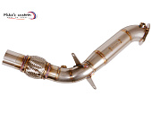 Спортивный даунпайп (downpipe) Mike's Customs (без кат) для BMW N13