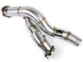 Спортивные даунпайпы (downpipes) Evolution Racewerks (без кат) для BMW M3/M4/M2 Competition (F80/F82/F83/F87) L6-3.0L (S55)